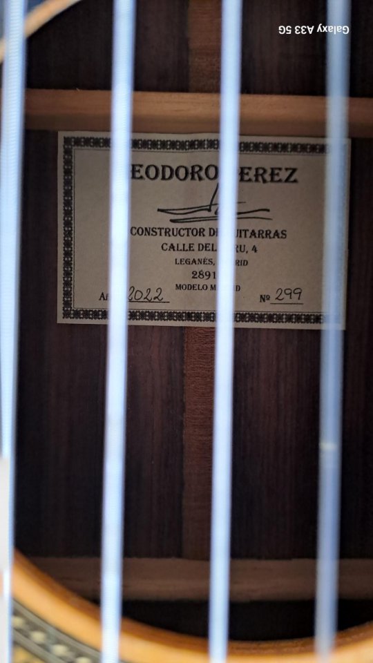 Guitarra clásica Teodoro Pérez mod. Madrid