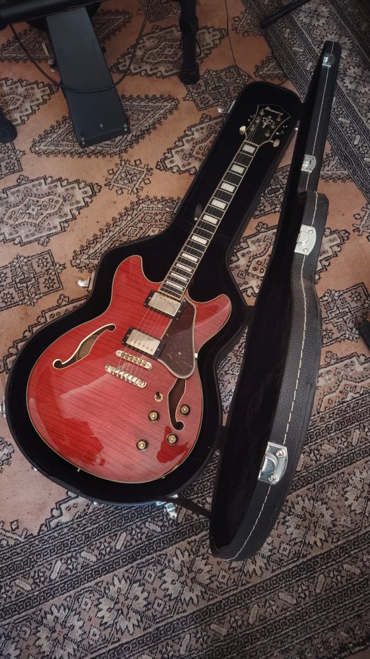 IBANEZ AS93FM Artcore Expressionist Transparent Cherry Red