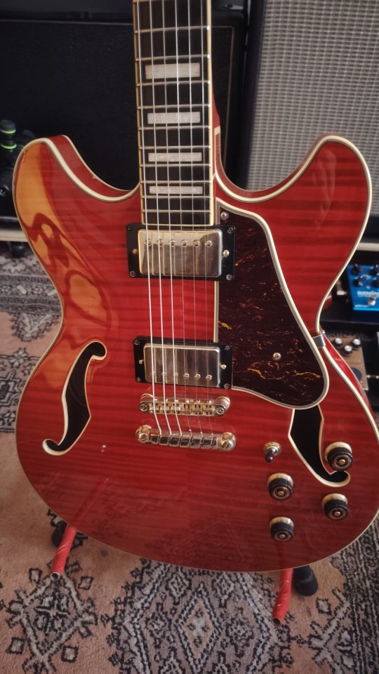 IBANEZ AS93FM Artcore Expressionist Transparent Cherry Red