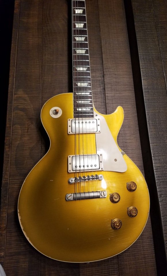 Gibson les Paul 1957 reissue heavy aged