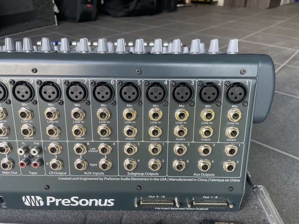 Mesa PRESONUS STUDIOLIVE 16.4.2 + Flight case (Envío incluido)