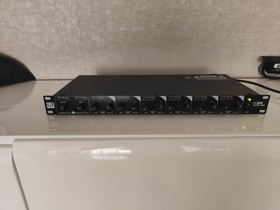 Mesa LD SYSTEMS 828 para rack