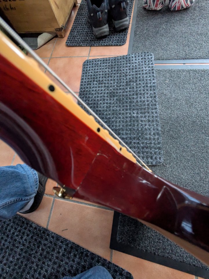 Gibson SG-3 Heritage Cherry Limited Edition 2007, (reparada) envío incluido de segunda mano · Foto 5 de 10 · Madrid · 1700 €