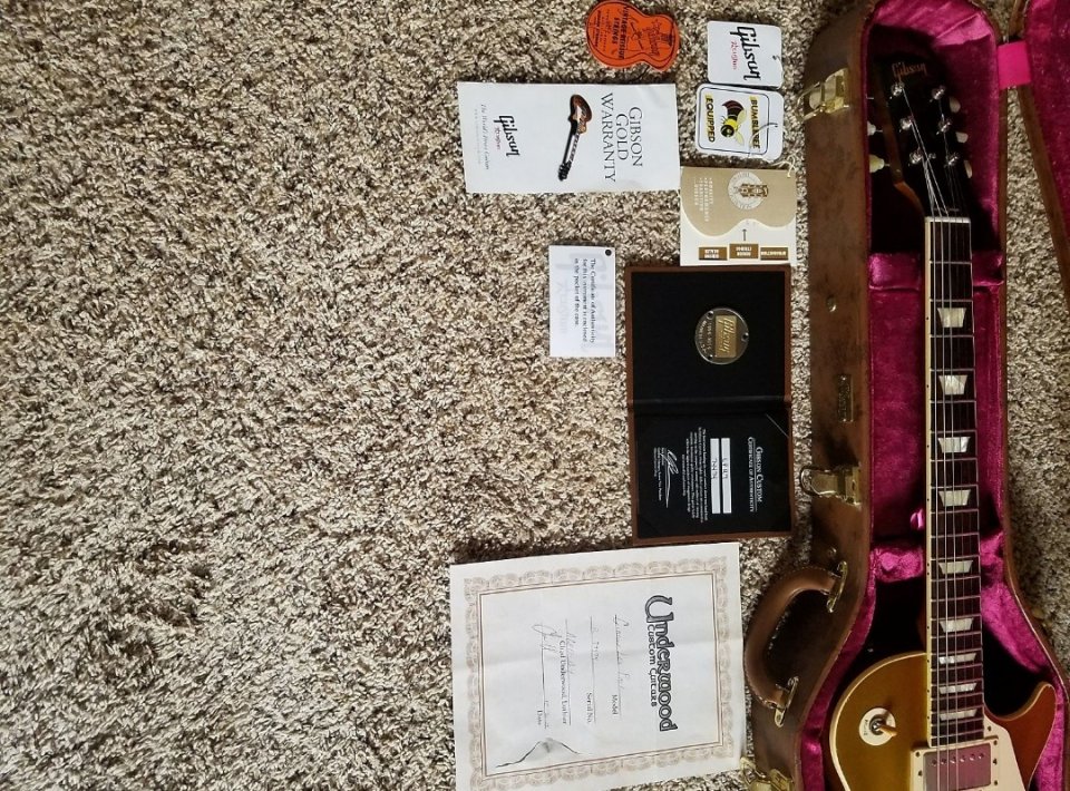 Gibson les Paul 1957 reissue heavy aged