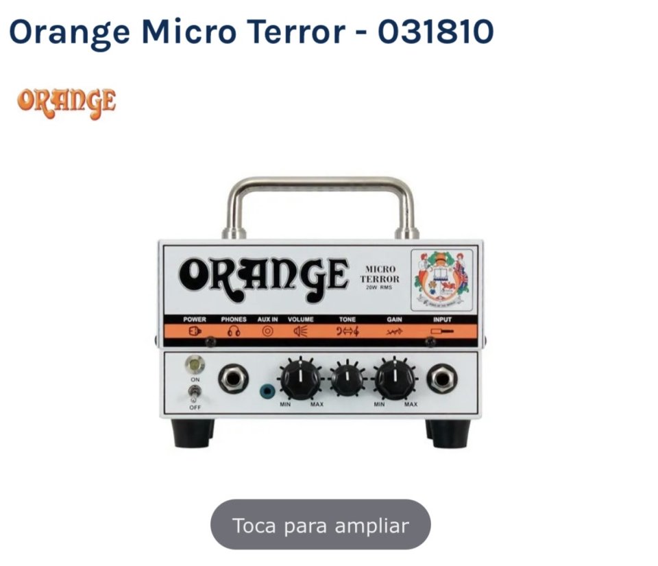Orange Micro Terror de segunda mano · Cádiz