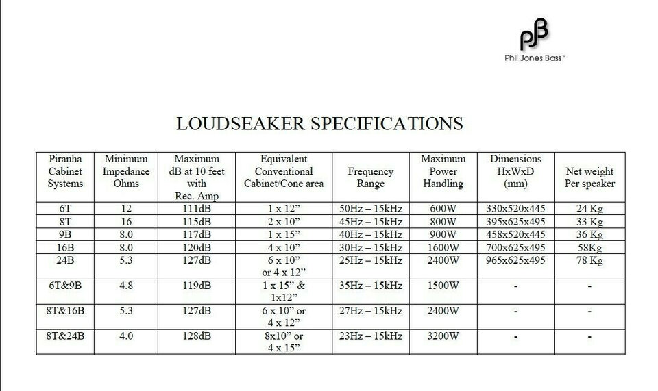 Pantalla/Bafle 9B Phil Jones