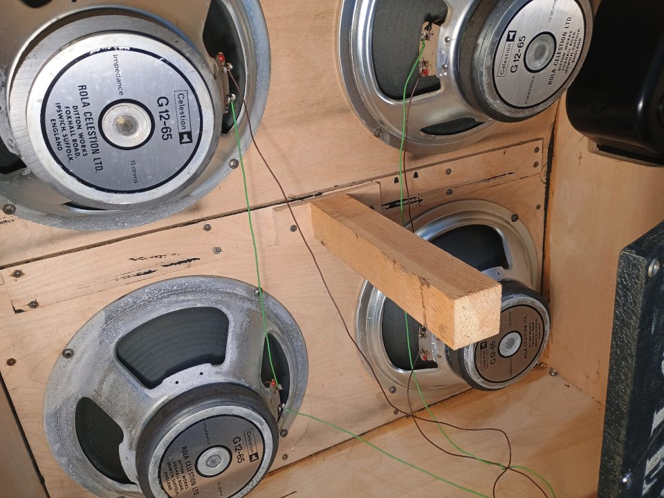 Vintage Marshall JCM800 Lead Series 1960A model (1981)