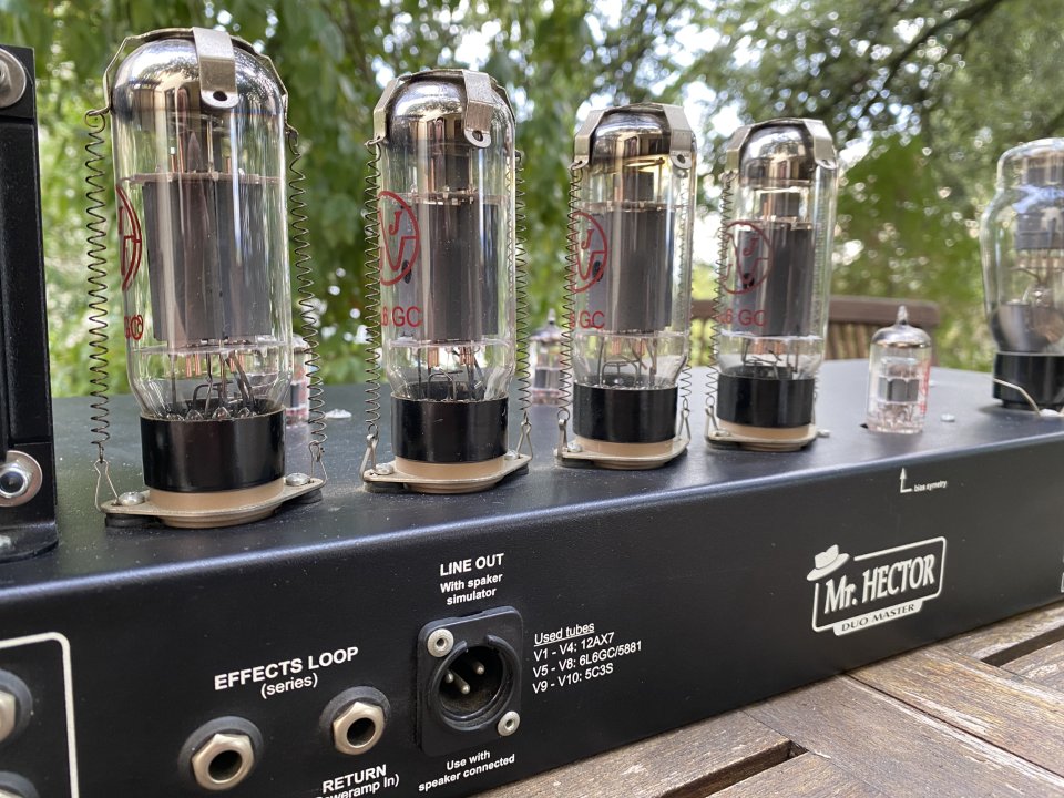 Laboga Mr. Hector Duo Master Mk II – 50W / 100W – Made in Poland – Válvulas – Excelente estado de segunda mano · Foto 5 de 10 · Barcelona · 875 €