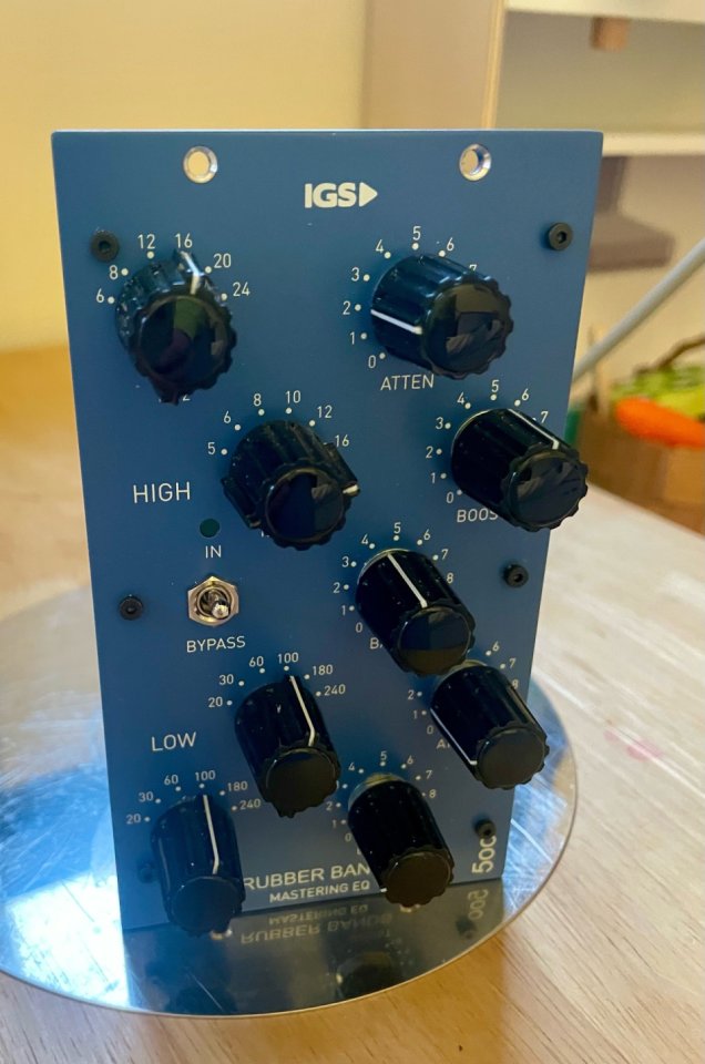 Ecualizador IGS Audio Rubber Bands Mastering EQ