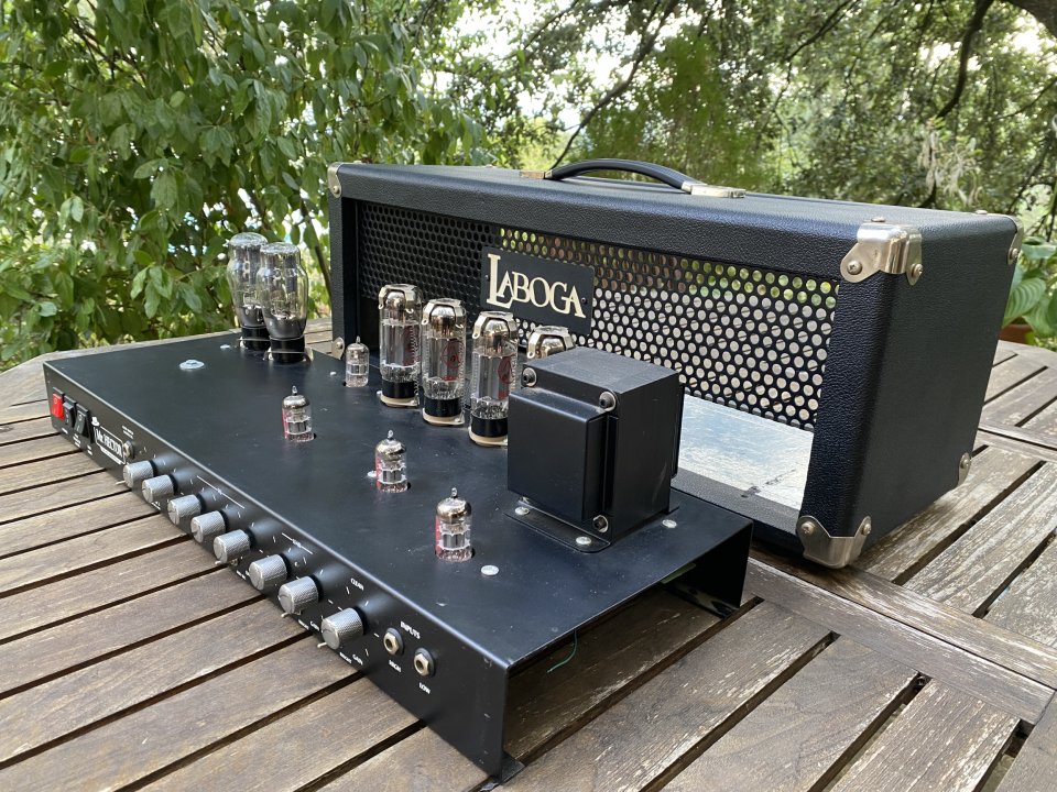 Laboga Mr. Hector Duo Master Mk II – 50W / 100W – Made in Poland – Válvulas – Excelente estado de segunda mano · Foto 7 de 10 · Barcelona · 875 €