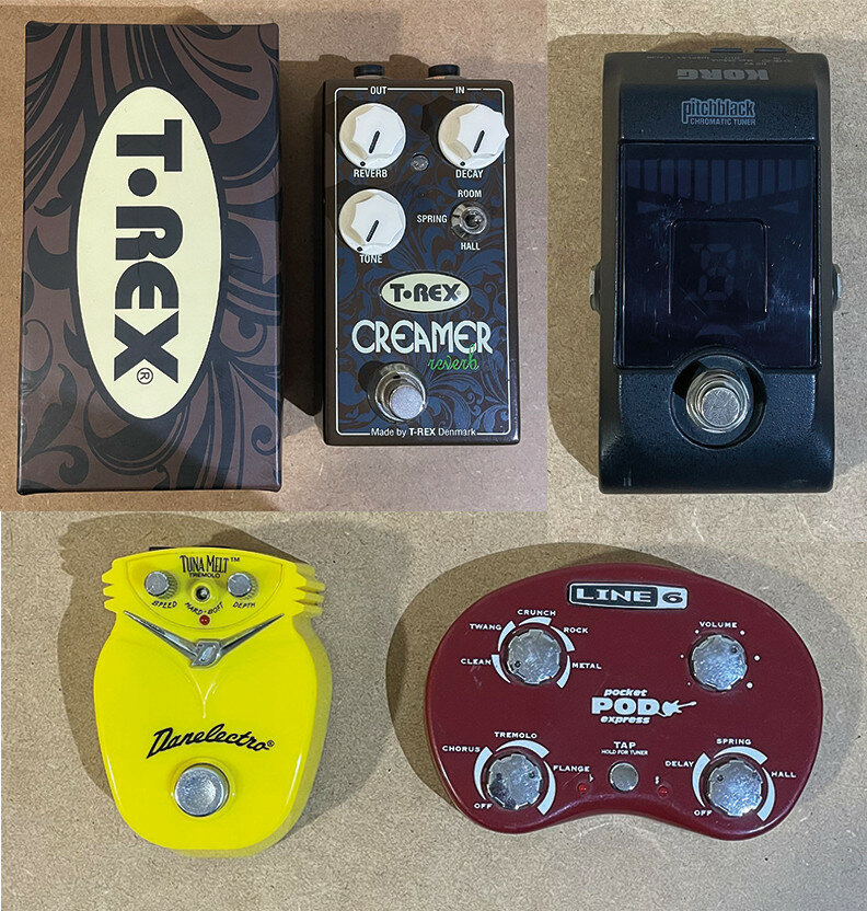 PACK de Korg Pitchblack PB01 + T-Rex Creamer Reverb + REGALO