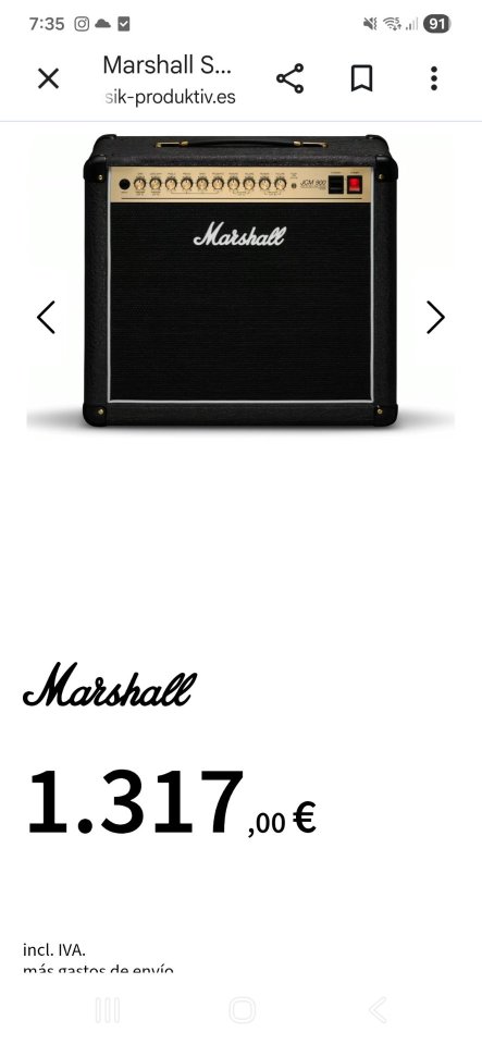 Marshall studio SN20 JCM 900 de segunda mano · Foto 5 de 5 · Murcia · 850 €
