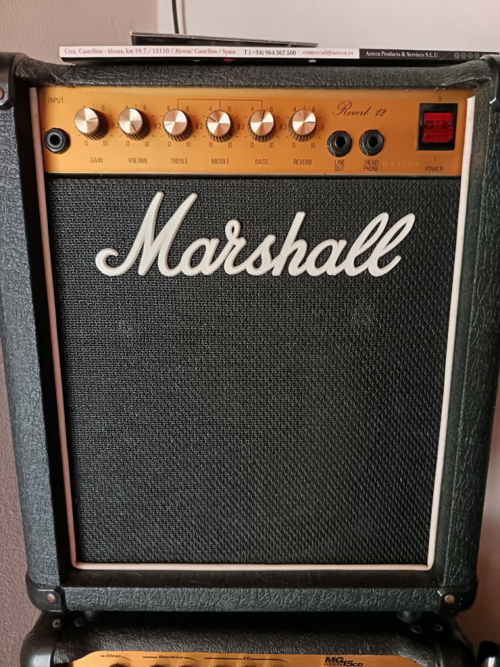 Marshall reverb 12 modelo 5205 de segunda mano · Foto 1 de 3 · Castellón