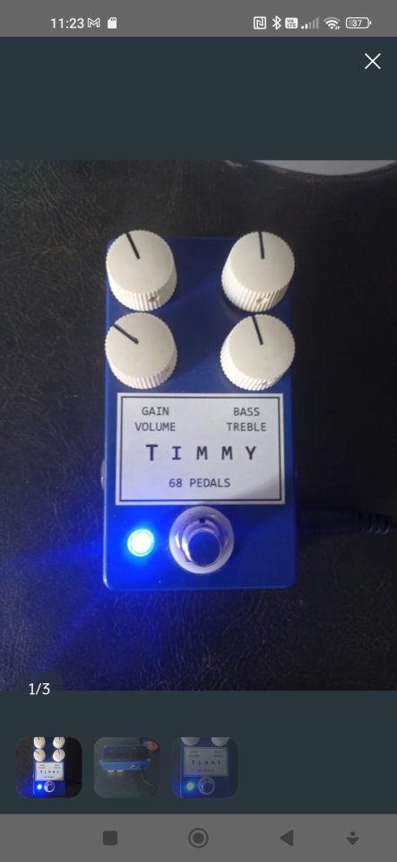 Timmy 68 pedals overdrive de segunda mano · Foto 2 de 3 · Barcelona · 50 €