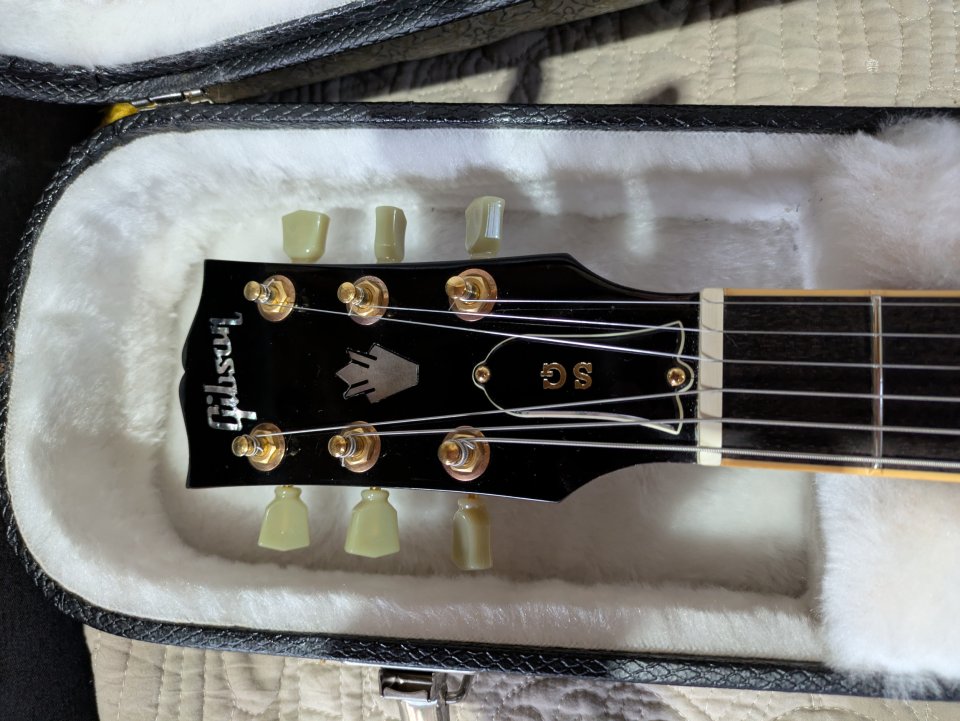 Gibson SG-3 Heritage Cherry Limited Edition 2007, (reparada) envío incluido de segunda mano · Foto 7 de 10 · Madrid · 1700 €