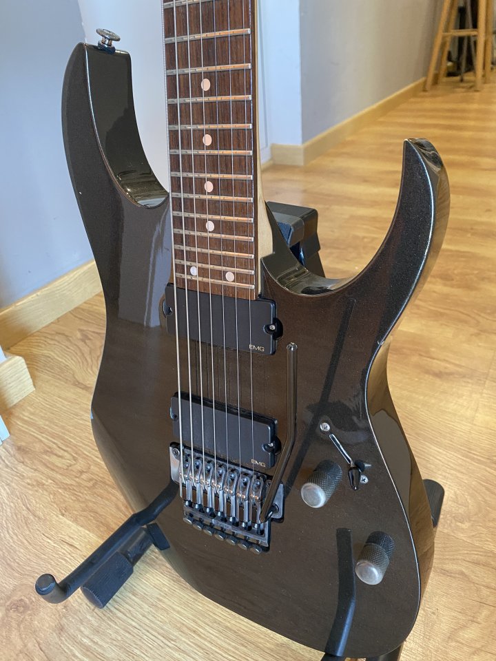 Cambio/Vendo Ibanez RG1527 Prestige, Japan/FujiGen, EMG