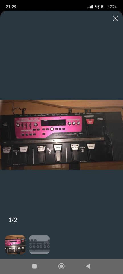 Pedal looper Boss rc-300