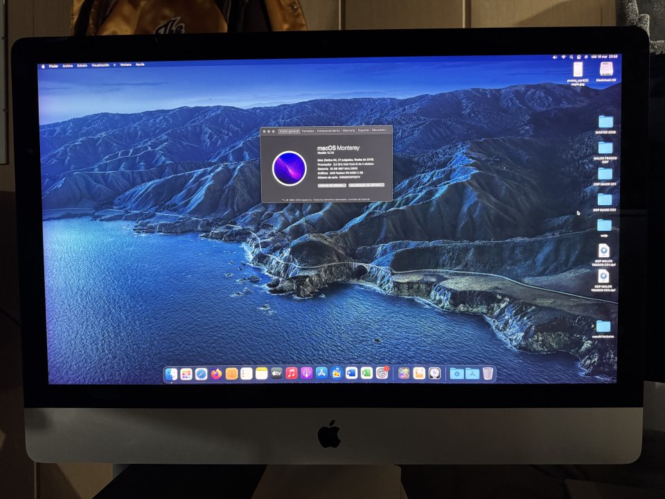 iMac 27” 2015 retina 5k estudio de grabación
