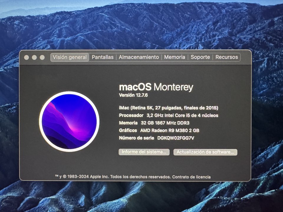 iMac 27” 2015 retina 5k estudio de grabación