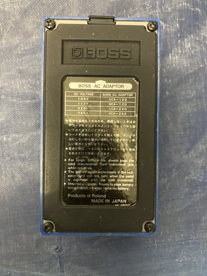 Boss CS-2 Compression sustainer (Japan)