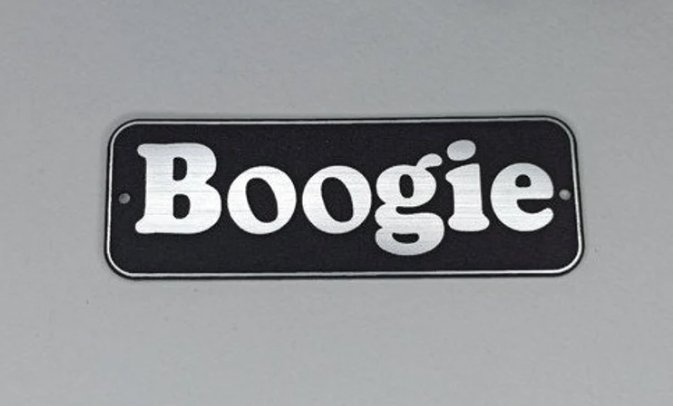 Logo Mesa Boogie pequeño de segunda mano · Araba