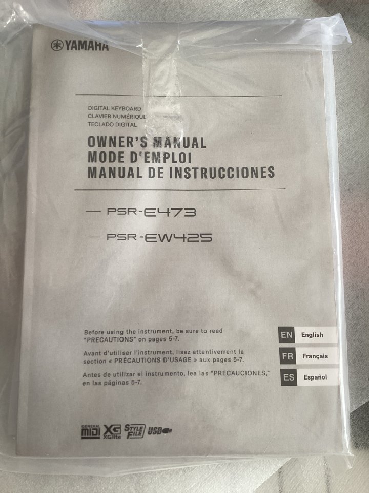 Teclado Yamaha PSR-E473