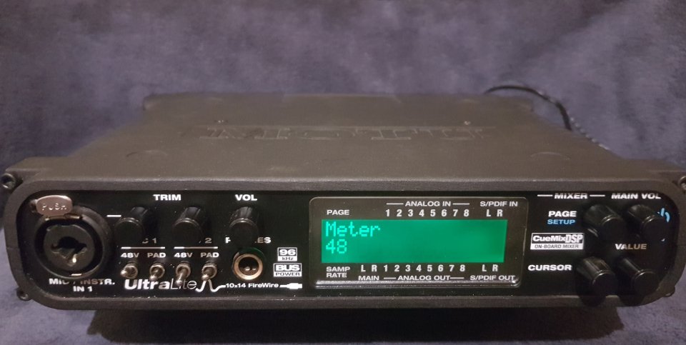 Tarjeta de sonido Motu UltraLite