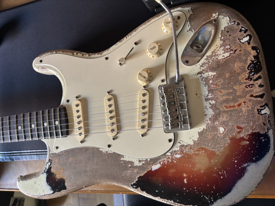 Stratocaster partscaster fender de segunda mano · Foto 5 de 5 · Toledo · 1200 €