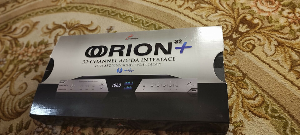 Antelope Orion 32+ Gen2 Interfaz