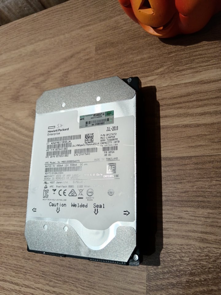 hawlett packard 10tb