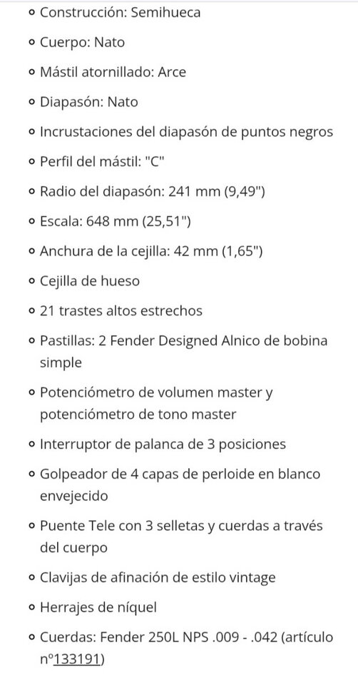 Guitarra Squier Classic Vibe Telecaster