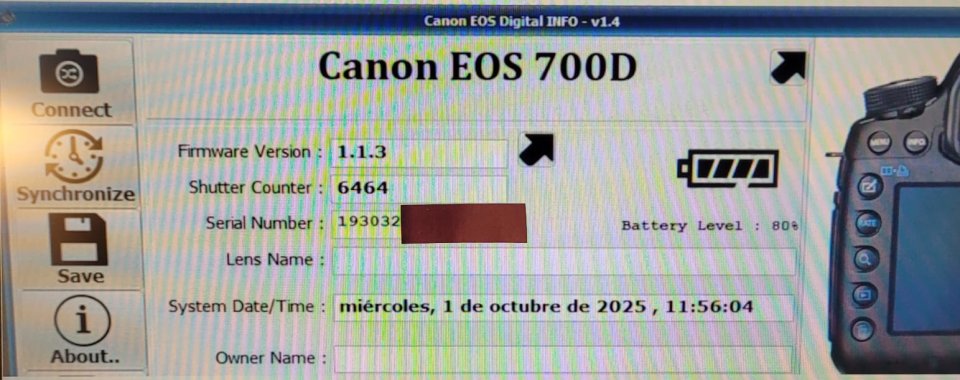 Canon EOS 700D Cámara Réflex Digital