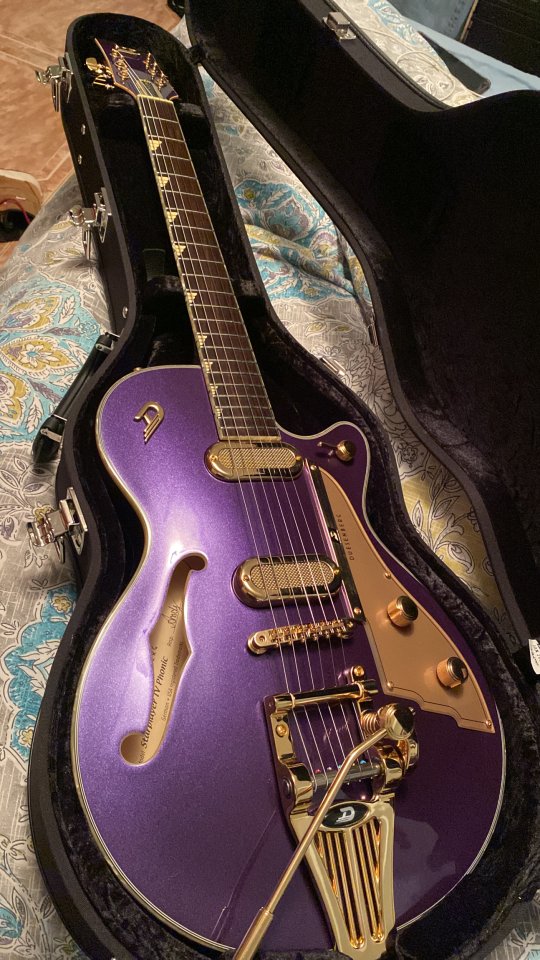Duesenberg Starplayer TV Phonic Purple Sparkle MFE LIMITED de segunda mano · Foto 1 de 6 · Tarragona · 2900 €