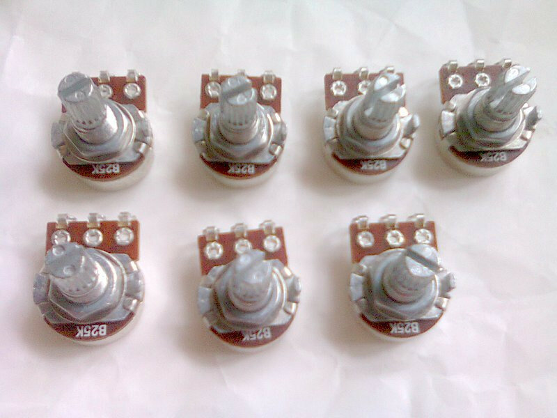 POTENCIÓMETROS B25K lineales nuevos