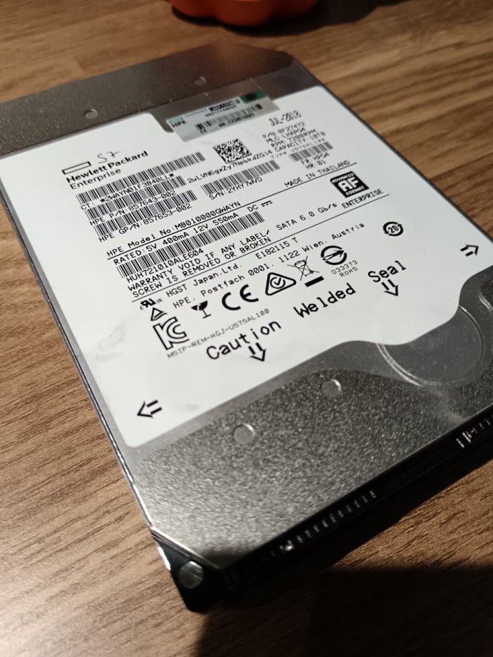 hawlett packard 10tb