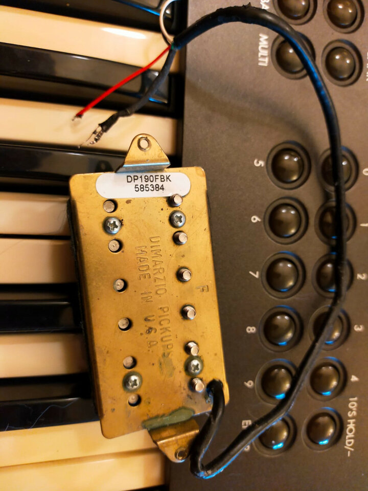 Dimarzio DP190FBK Air Classic USA / F spaced