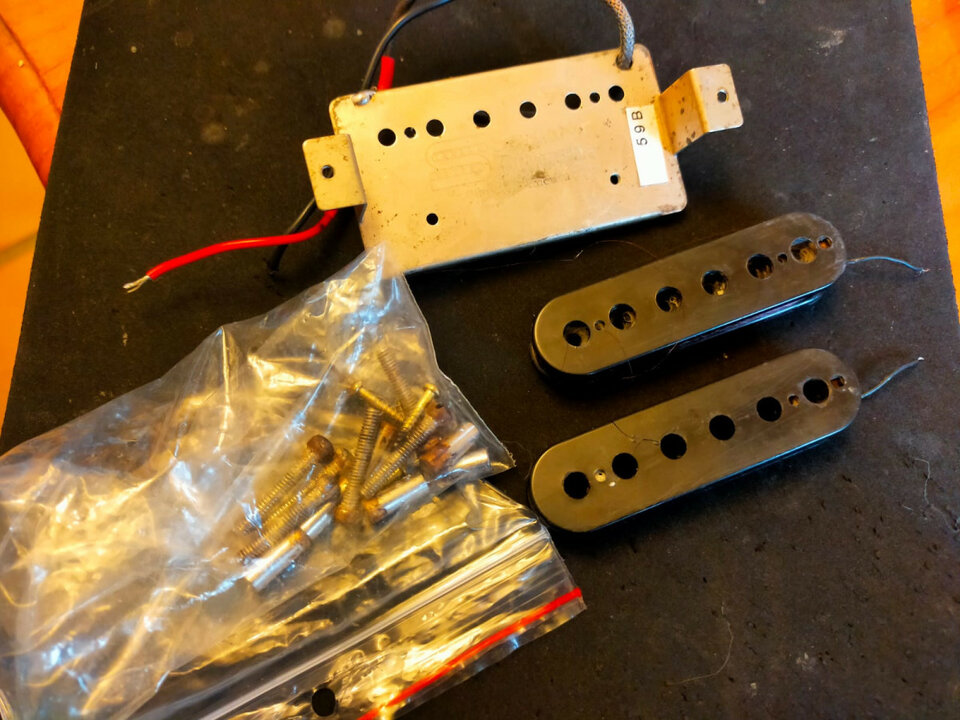 Seymour Duncan 59B de los 80/90s para reparar. Made in USA