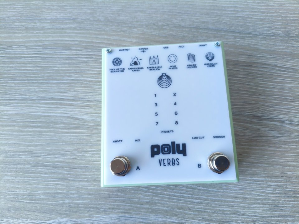 [VENTA] Poly Effects Verbs - Pedal de Reverb por Convolución (Mint) de segunda mano · Foto 1 de 3 · Pontevedra · 300 €