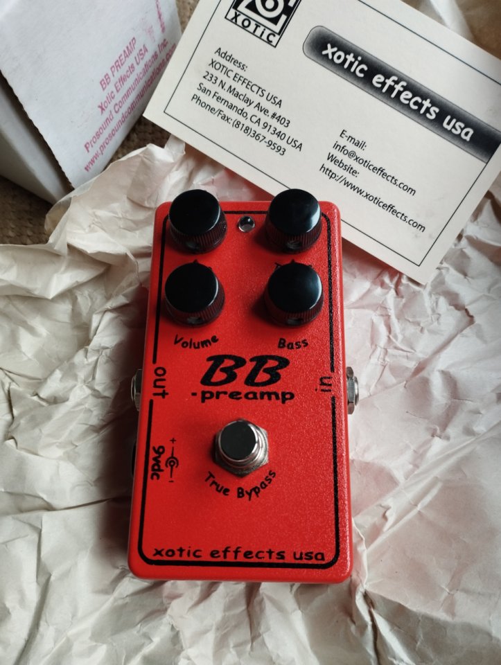 Pedal Xotic BB Preamp V1