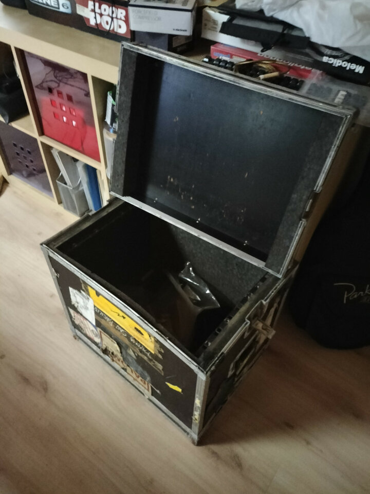 Fly case Rack profesional de 8U de rack.