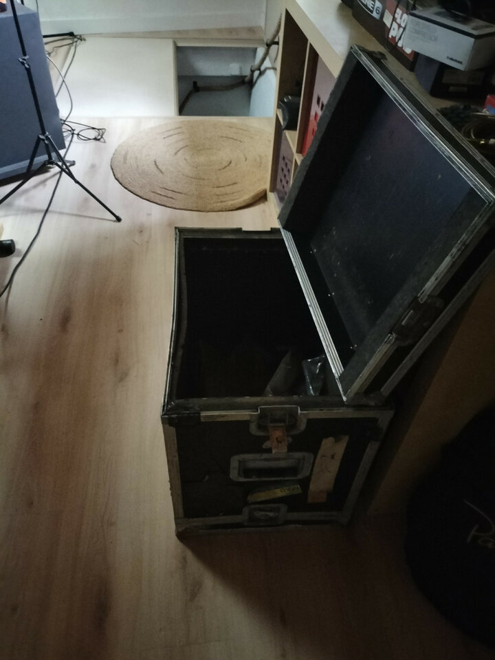 Fly case Rack profesional de 8U de rack.