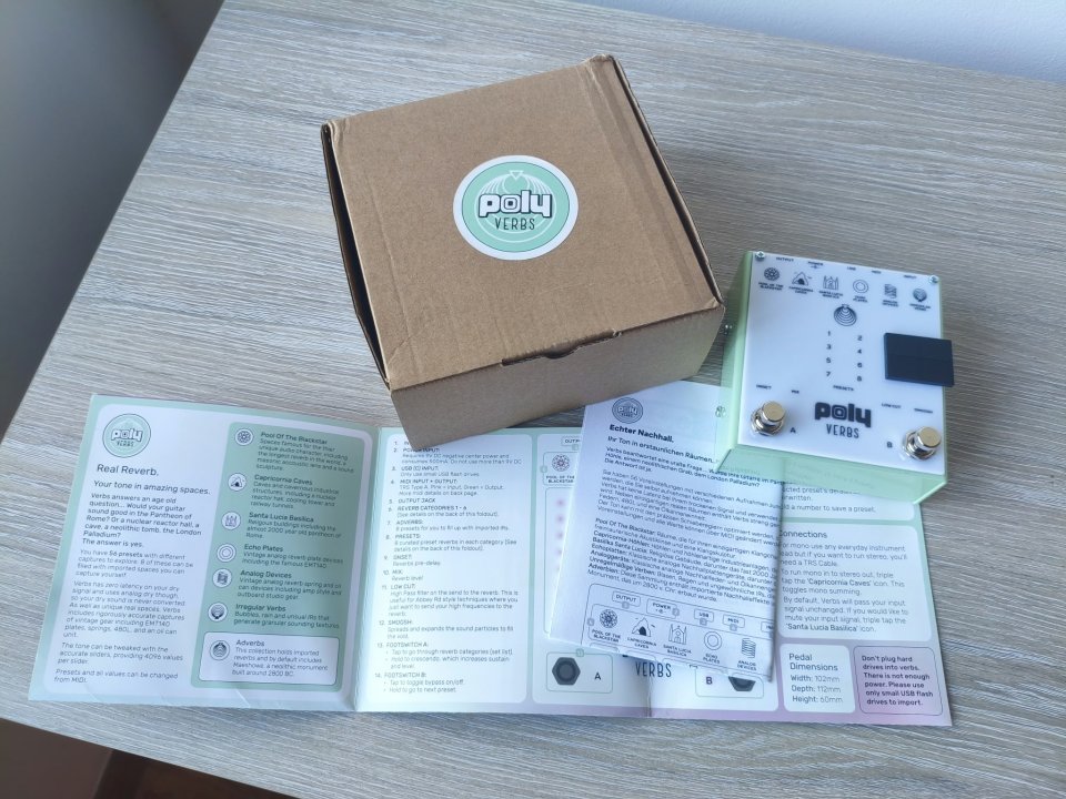 [VENTA] Poly Effects Verbs - Pedal de Reverb por Convolución (Mint) de segunda mano · Foto 3 de 3 · Pontevedra · 300 €