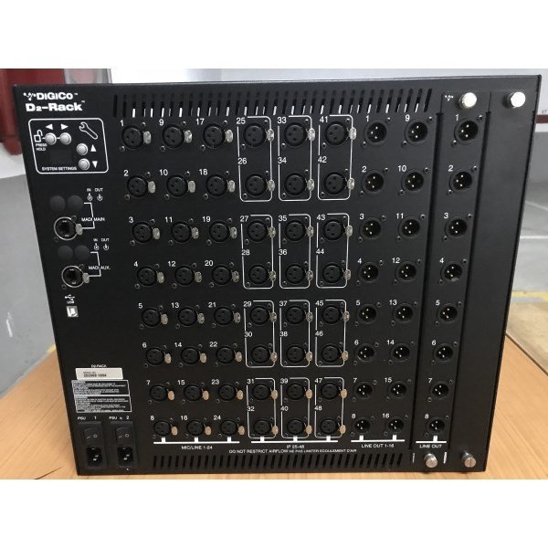 DIGICO SD9 Core 2 con Tarjeta Waves y  D2-Rack 48/24