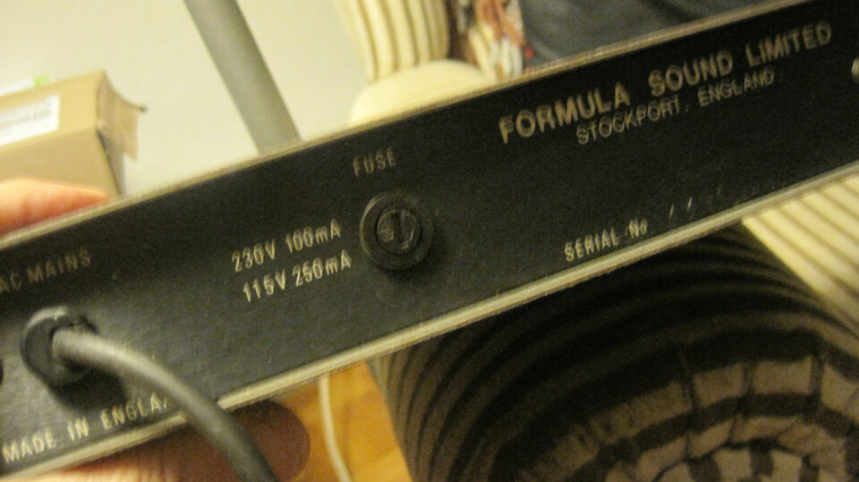 Ecualizador vintage Formula Sound SE 210