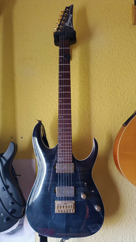 Ibanez RGA412FM-TGF modificada