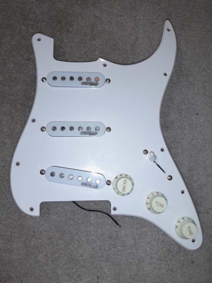Golpeador stratocaster completo pastillas wilkinson