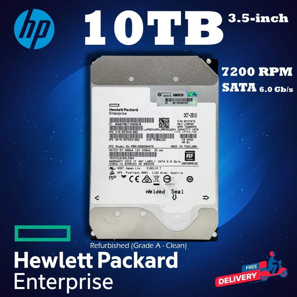 hawlett packard 10tb