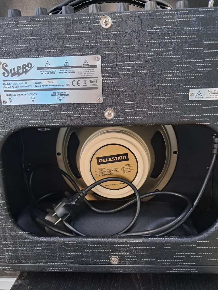 Amplificador Supro Amulet 1x10 15 watios