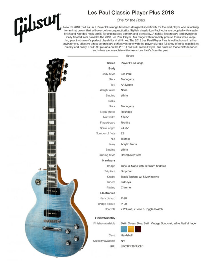 Les Paul Classic Plus P90 2018 de segunda mano · Foto 10 de 10 · Madrid · 1800 €