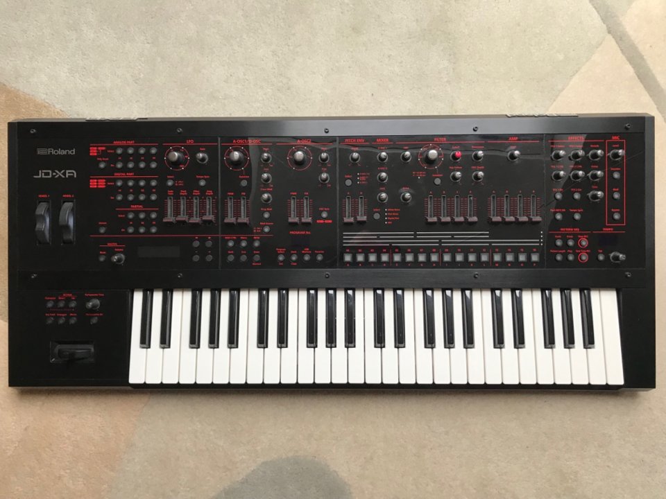 Roland JD-XA - Overlay instalado y envío incluído